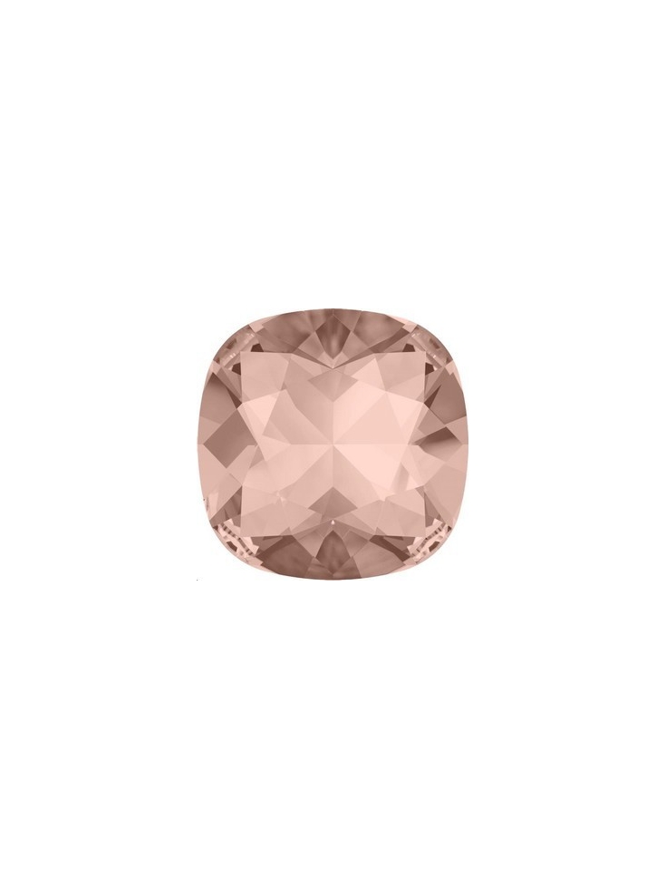 Cabochon carré 10mm vintage rose fo  Cabochons carré 10mm (4470)- 2