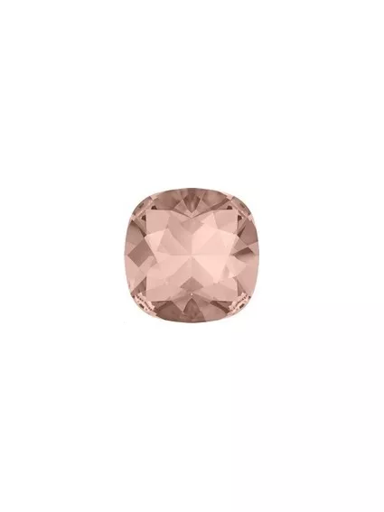 Cabochon carré 12mm vintage rose fo 2