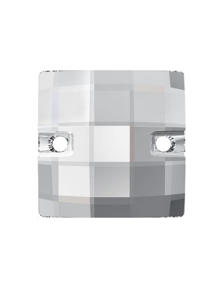 pierre à coudre carrée 12mm crystal  Pierres à coudre & boutons Swarovski- 2