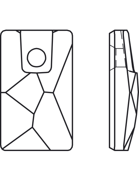 pierre à coudre pendular lochrose   Pierres à coudre & boutons Swarovski- 3