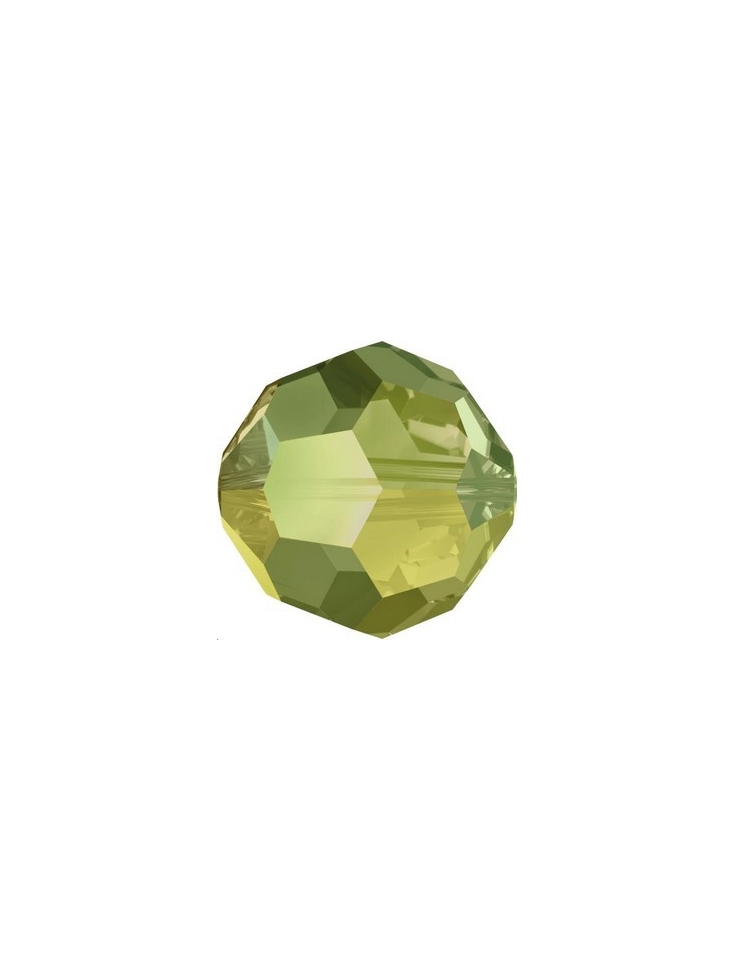 ronde 4mm crystal Iridescent green  Perles rondes facettes 4mm Swarovski (5000)- 2