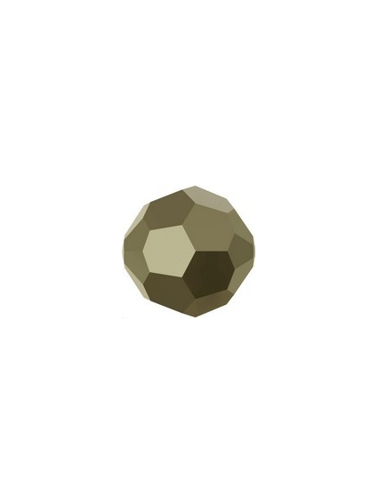 ronde 4mm cr metallic light gold 2x 2