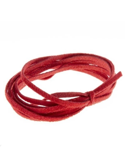 Suédine 2mm rouge  Suédine 2mm- 1
