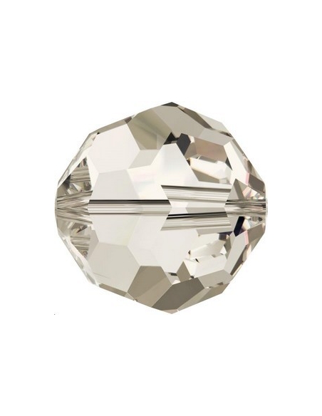 ronde 4mm crystal silver shade  Perles rondes facettes 4mm Swarovski (5000)- 2 ronde 4mm crystal silver shade  Perles rondes facettes 4mm Swarovski (5000)- 2