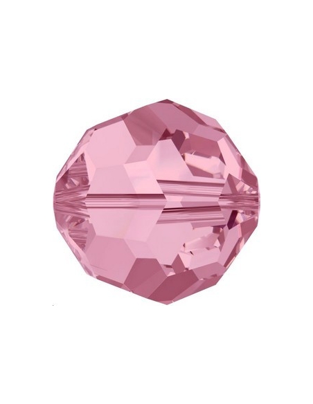 ronde 4mm light rose  Perles rondes facettes 4mm Swarovski (5000)- 2