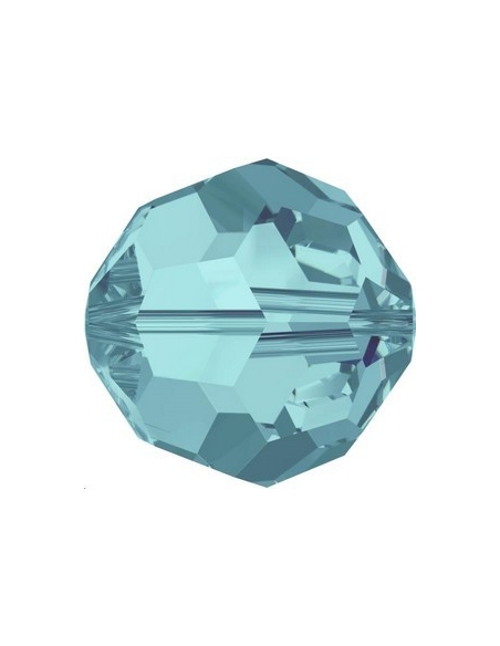 ronde 4mm light turquoise  Perles rondes facettes 4mm Swarovski (5000)- 2 ronde 4mm light turquoise  Perles rondes facettes 4mm Swarovski (5000)- 2
