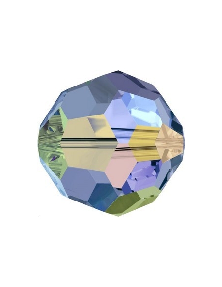 ronde 4mm montana AB  Perles rondes facettes 4mm Swarovski (5000)- 2