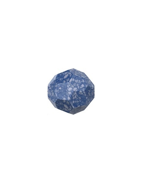 ronde 10mm marbled blue  Perles rondes facettes 10mm Swarovski (5000)- 4