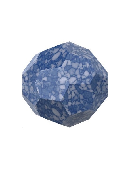 ronde 10mm marbled blue  Perles rondes facettes 10mm Swarovski (5000)- 5