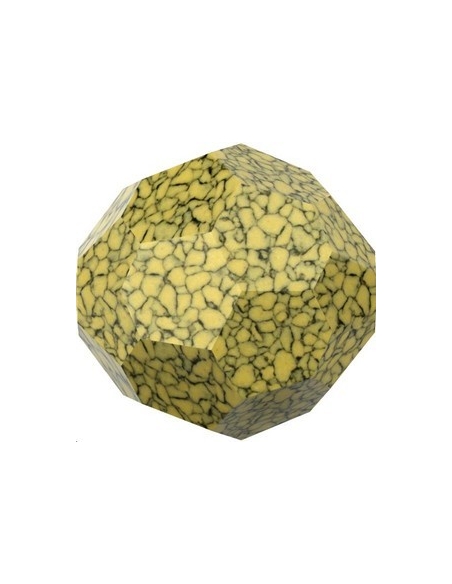 ronde  10mm marbled yellow  Perles rondes facettes 10mm Swarovski (5000)- 5