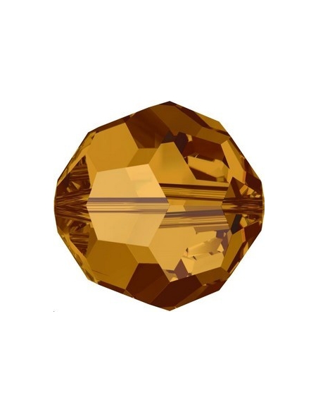 ronde 4mm crystal copper  Perles rondes facettes 4mm Swarovski (5000)- 2
