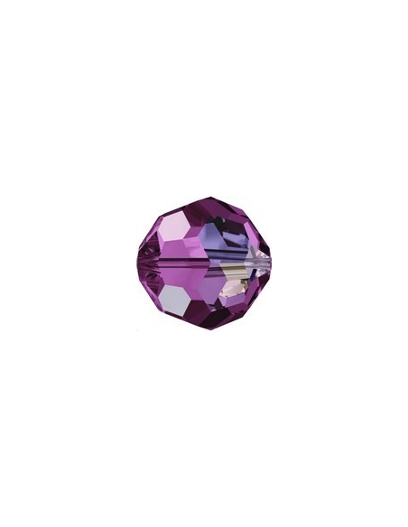 ronde 4mm amethyst AB  Perles rondes facettes 4mm Swarovski (5000)- 4 ronde 4mm amethyst AB  Perles rondes facettes 4mm Swarovski (5000)- 4