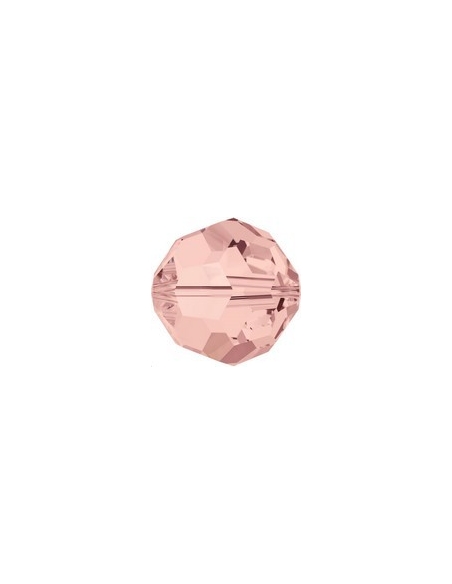 ronde 4mm blush rose  Perles rondes facettes 4mm Swarovski (5000)- 4 ronde 4mm blush rose  Perles rondes facettes 4mm Swarovski (5000)- 4