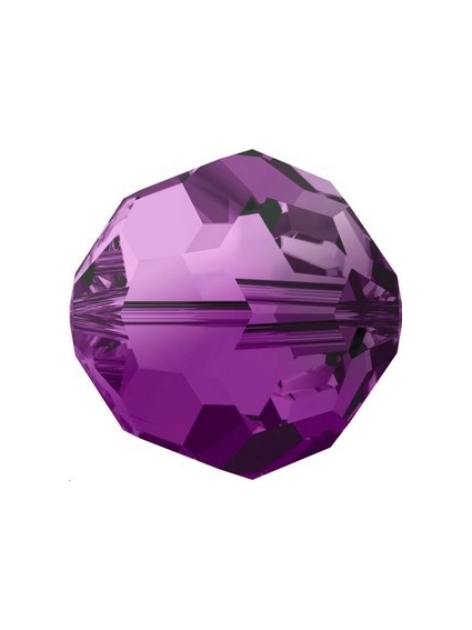ronde 8mm amethyst blend  Perles rondes facettes 8mm Swarovski (5000)- 1 2