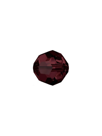 ronde 8mm burgundy  Perles rondes facettes 8mm Swarovski (5000)- 1