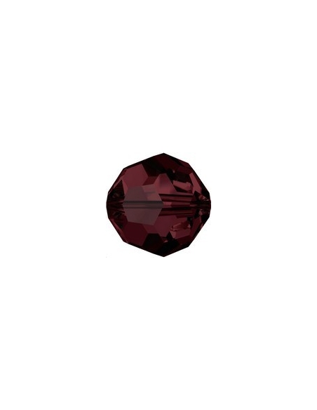 ronde 8mm burgundy  Perles rondes facettes 8mm Swarovski (5000)- 1