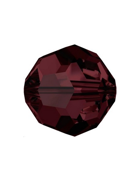 ronde 8mm burgundy  Perles rondes facettes 8mm Swarovski (5000)- 2