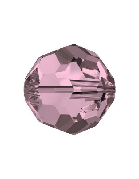 ronde 8mm cr antique pink  Perles rondes facettes 8mm Swarovski (5000)- 2 ronde 8mm cr antique pink  Perles rondes facettes 8mm Swarovski (5000)- 2