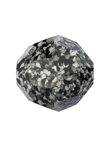 ronde 8mm marbled black  Perles rondes facettes 8mm Swarovski (5000)- 1 2