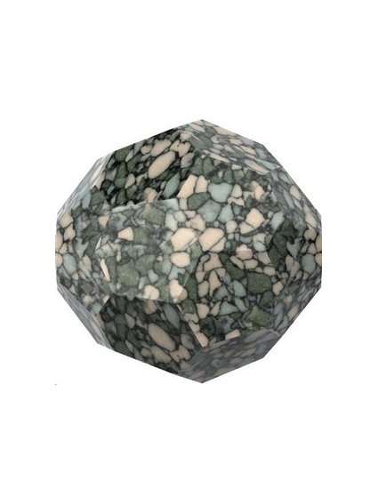 ronde 8mm marbled seagreen  Perles rondes facettes 8mm Swarovski (5000)- 1 2