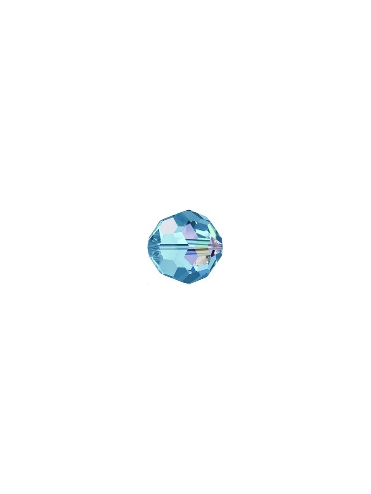 ronde 8mm aquamarine AB  Perles rondes facettes 8mm Swarovski (5000)- 4