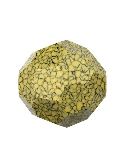 ronde 8mm marbled yellow  Perles rondes facettes 8mm Swarovski (5000)- 1 2