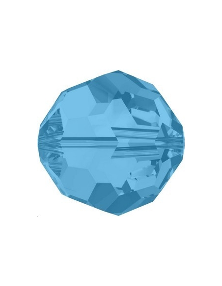 ronde 8mm caribbean blue opal  Perles rondes facettes 8mm Swarovski (5000)- 5 ronde 8mm caribbean blue opal  Perles rondes facettes 8mm Swarovski (5000)- 5