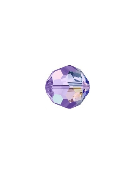 ronde 4mm tanzanite AB  Perles rondes facettes 4mm Swarovski (5000)- 1 ronde 4mm tanzanite AB  Perles rondes facettes 4mm Swarovski (5000)- 1