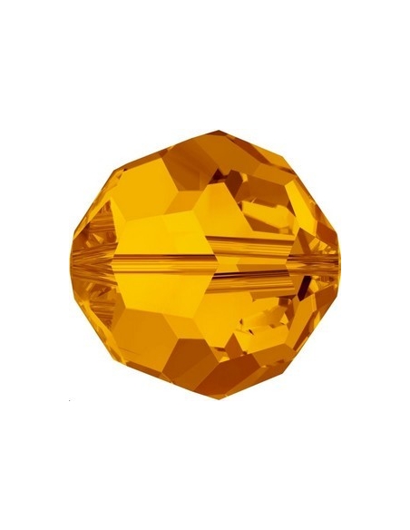 ronde 4mm tangerine  Perles rondes facettes 4mm Swarovski (5000)- 2 ronde 4mm tangerine  Perles rondes facettes 4mm Swarovski (5000)- 2