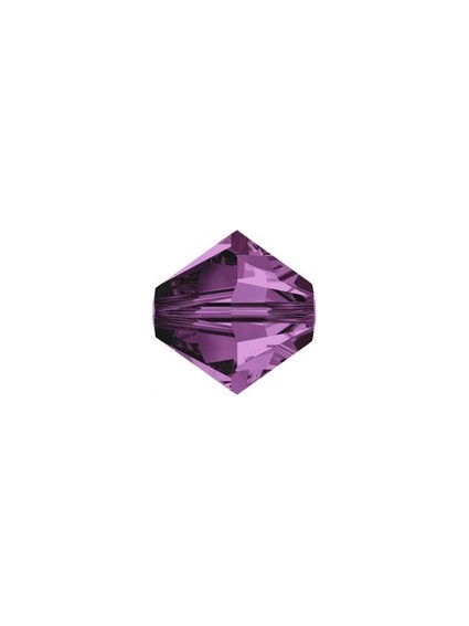 Toupie 8MM Amethyst  Toupies 8mm Swarovski (5328/5301)- 1