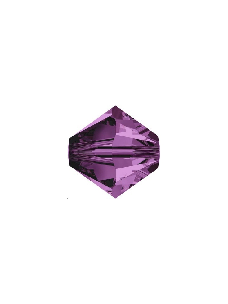Toupie 8MM Amethyst  Toupies 8mm Swarovski (5328/5301)- 2