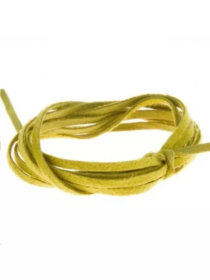Suédine 2mm safran  Suédine 2mm- 1