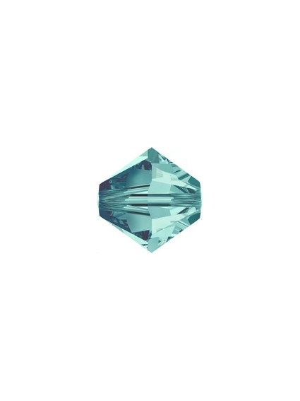 Toupie 8MM Blue zircon  Toupies 8mm Swarovski (5328/5301)- 1