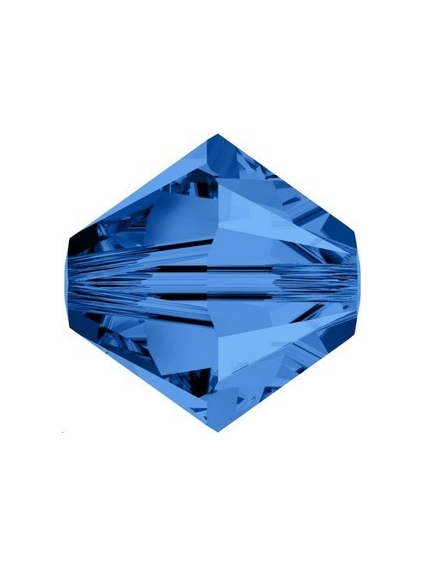 Toupie 8MM capri blue    Toupies 8mm Swarovski (5328/5301)- 1 2