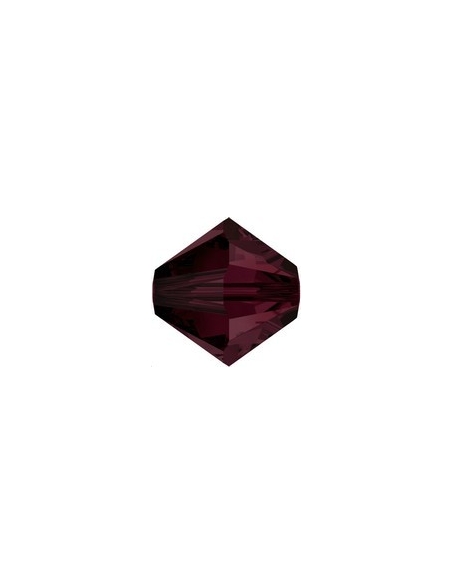 Toupie 8MM Garnet  Toupies 8mm Swarovski (5328/5301)- 1