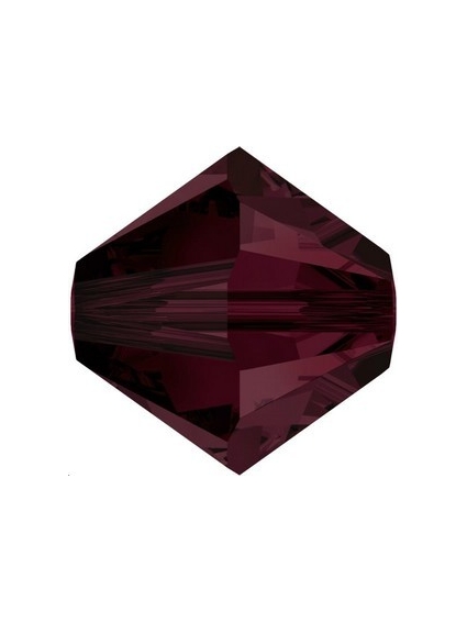 Toupie 8MM Garnet  Toupies 8mm Swarovski (5328/5301)- 1 2