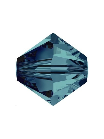 Toupie 8MM Indicolite  Toupies 8mm Swarovski (5328/5301)- 1 2