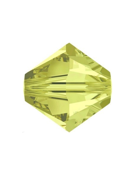 Toupie 8MM Jonquil  Toupies 8mm Swarovski (5328/5301)- 2 Toupie 8MM Jonquil  Toupies 8mm Swarovski (5328/5301)- 2