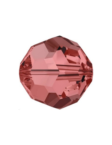 ronde 8mm padparadcha  Perles rondes facettes 8mm Swarovski (5000)- 2 ronde 8mm padparadcha  Perles rondes facettes 8mm Swarovski (5000)- 2
