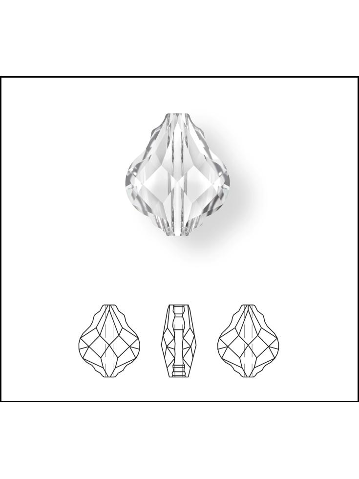 Baroque bead 14mm  Baroque beads Swarovski (5058)- 3