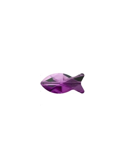 Fish bead 14mm ametyst blend  Fish beads Swarovski (5727)- 1