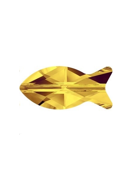 Fish bead 14mm Sun Flower  Fish beads Swarovski (5727)- 1 2