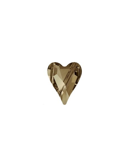 Wild heart bead 12mm   Wild heart beads Swarovski (5743)- 1 Wild heart bead 12mm   Wild heart beads Swarovski (5743)- 1