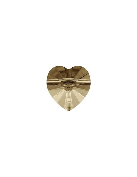 Coeur perle10mm cr gold shadow  Perles coeur (5742)- 4