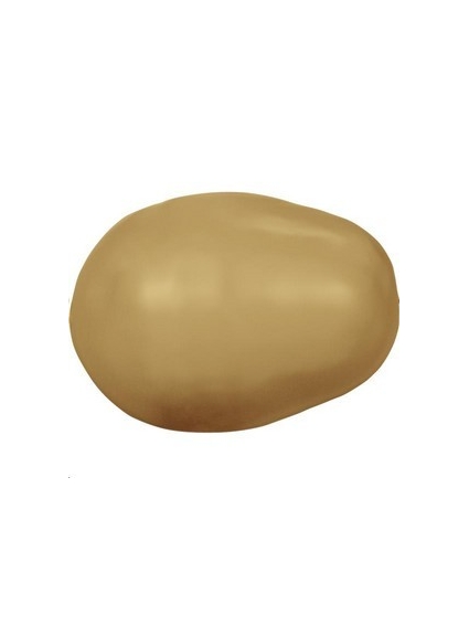 Nacre poire 11x8mm Bright gold  Perles poire nacrées Swarovski (5821)- 1 2