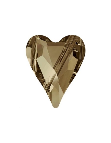 Wild heart bead 12mm   Wild heart beads Swarovski (5743)- 5 Wild heart bead 12mm   Wild heart beads Swarovski (5743)- 5