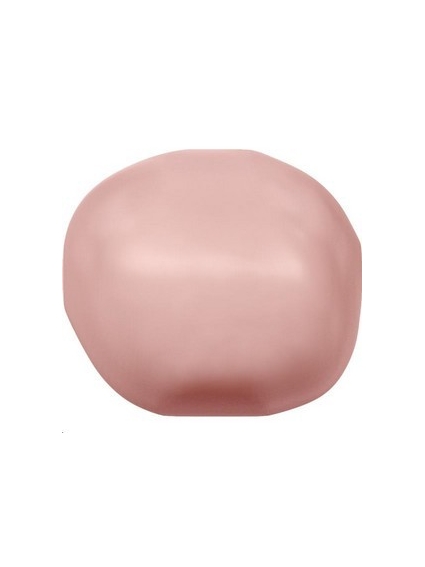 Baroque nacre 10mm Pink Coral  Perles nacrées baroque Swarovski (5058)- 1 2