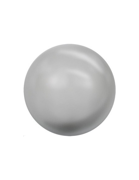 Nacre 12mm light grey gros trou  Perles nacrées 12mm trou large - 5 Nacre 12mm light grey gros trou  Perles nacrées 12mm trou large - 5