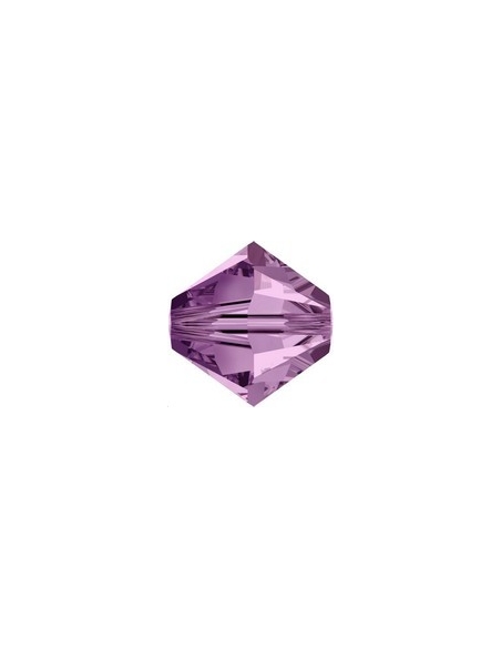 Toupie 8MM Light amethyst  Toupies 8mm Swarovski (5328/5301)- 1