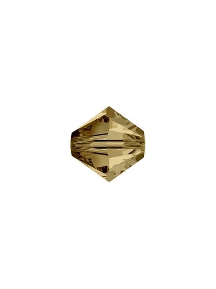 Toupie 8MM Light colorado topaz  Toupies 8mm Swarovski (5328/5301)- 1